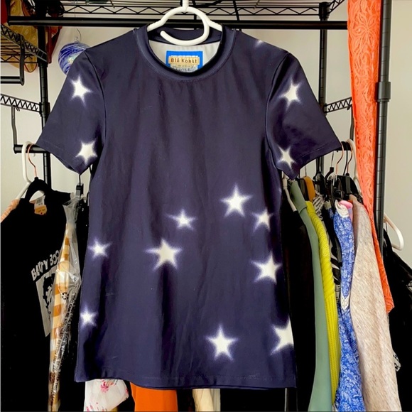 Acne Studios Tops - Acne Studios Bla Konst Starry Shirt Blue